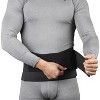 OTC Sacro Brace, Lower Back, Heavy Duty Support, Thermo Pad, Black - 3 of 4