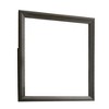 Royal Hampton Dresser Mirror, 35 Inch Bevel Edge Frame, Brown Wood - 2 of 4