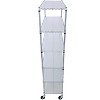 NicBex 82/84"H 6 Tier Wire Shelving Unit,6000LBS Height Adjustable Garage Storage Shelves,Heavy Duty Storage Rack with Wheels & Shelf Linerss - 3 of 4