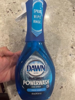 Dawn Fresh Scent Platinum Powerwash Dish Spray, Dish Soap Refill - 16oz ...