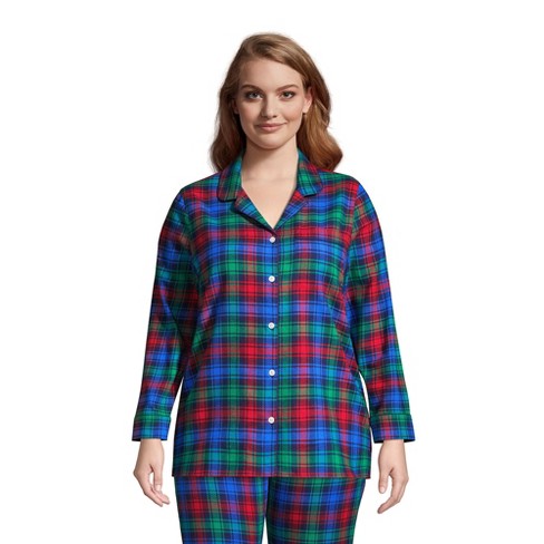 Lands' End Women's Print Flannel Pajama Pants : Target