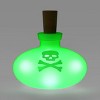Lit Plastic Bottle Skull Figurine - Hyde and EEK! Boutique™ Neon Green - 3 of 4