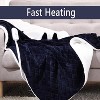 Electric Heated Blanket , Heating Throw with 4 Fast Heating Levels & 4 Hours Auto Off, Machine Washable, ETL Certification, Home Office Use - 2 of 4