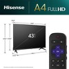 Hisense 43A4NR 43 inch Class A4 Series FHD Roku Smart TV - 2 of 4