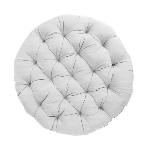 White papasan cushion online cover