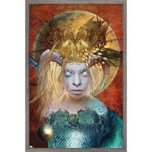 Trends International Jena DellaGrottaglia: Cosmic Zodiac - Capricorn Framed Wall Poster Prints - 1 of 4