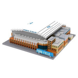 Forever Collectibles Detroit Lions NFL FOCO BRXLZ Stadium Building Block Set - 1 of 4