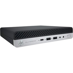HP 800 G4-MINI Certified Pre-Owned PC, Core i5-8500T 2.1GHz, 16GB Ram, 500GB M.2-NVMe, Win11P64, Manufacturer Refurbished - 1 of 3