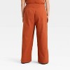 Women's High-Rise Relaxed Fit Wide Leg Pleated Linen Trousers - Future Collective - 2 of 3