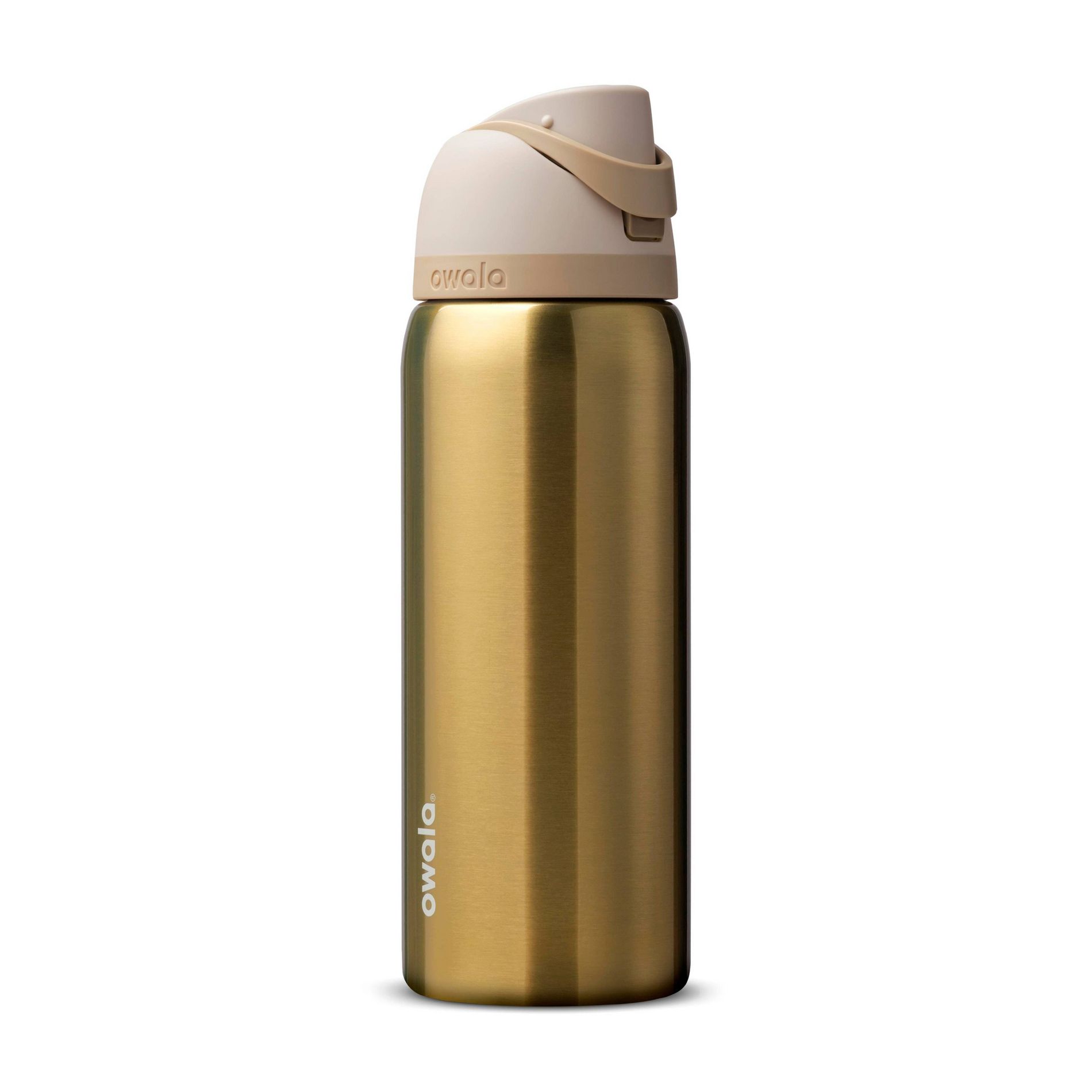Special Edition Owala 32oz Stainless Steel FreeSip Sway Water Bottle - Metallic Gold