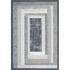 Washable Large Living Room Area Rug, Modern Farmhouse Geometric Low Pile Non-Slip Soft Floor Carpet for Bedroom Nursery - 3 of 4