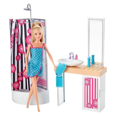 barbie bathroom set