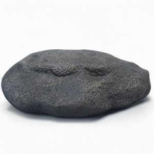 Gardenised Decorative Outdoor Weather-Resistant Artistic Artificial Faux Stone Rock, Garden Patio Granite Grey Fiberglass Stone - 1 of 4