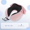 Unique Bargains Travel Neck Pillow with Hood 1 Set - 4 of 4