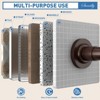 LunaLulinlk Shower Curtain Rod, Adjustable 32-61 Inch Spring Tension Shower Rods for Bathroom or Window - 2 of 4