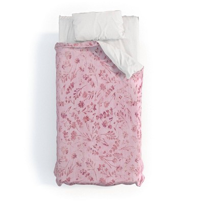 Mallory Floral Polyester Duvet & Sham Set - Deny Designs