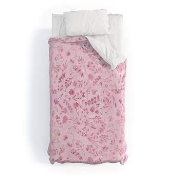 Mallory Floral Polyester Duvet & Sham Set - Deny Designs