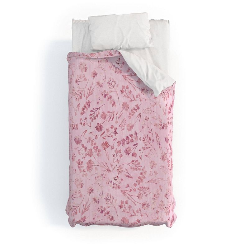 Mallory Floral Polyester Duvet & Sham Set - Deny Designs, 1 of 6