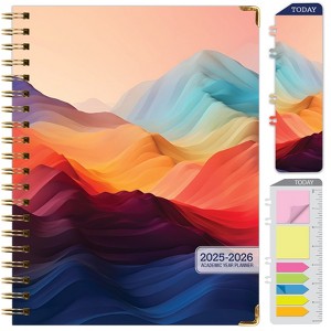 Global Printed Products Hardcover AY 2025-2026 Fashion Planner - 8.5"x11" (Mountain Majesty) - 1 of 4