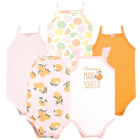 Hudson Baby Cotton Bodysuits, Leche Por Favor, Newborn