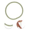 Unique Bargains Women's Spiral Pattern Hair Ropes Pink Purple Yellow Green 100 Pcs - 3 of 3