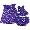 Handmade Large Matching Baby and Doll Dress Set  Adorable Coordinated Outfits - 4 of 4