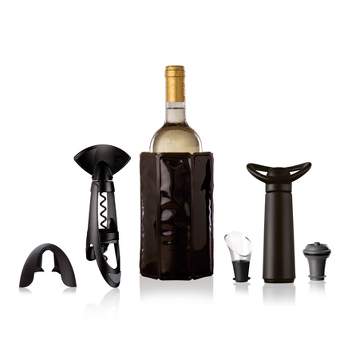 Vacu Vin Active Cooler Wine & Champagne Set Light Gold : Target