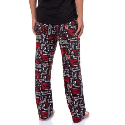 Dungeons and Dragons Pajamas Men's Quotes Dungeon Master Lounge Pj Pants