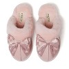 Fireside by Dearfoams Women's Sydney Genuine Shearling Scuff with Bow - 4 of 4