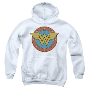Boys’ DC WW Vintage Emblem Hooded Sweatshirt - 1 of 4