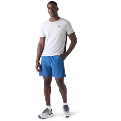 Future Planet Men's Horizon Quick-Dry Performance Sport Athletic Active Outdoor Shorts Blue