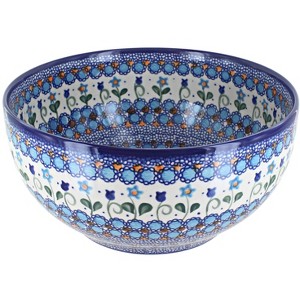 Blue Rose Polish Pottery 75 Vena Large Mixing Bowl - 1 of 1