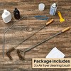 Aoibox 3-Piece Fryer Cleaning Kit with L-Shaped Brush, Deep Cleanout Rod & Basket Brush, Heat-Resistant Up to 750¡«F for Restaurants - 3 of 4