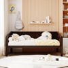 NicBex Twin /Full Size Daybed, Day Bed Frame with Wood Slat Support, Sofa Bed with Bottom storage - 3 of 4