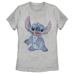 Women's Lilo & Stitch Sketchy and Fluffy T-Shirt - 1 of 4