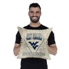 NCAA West Virginia Mountaineers 26 x 26 Woven Tapestry Pillow - 4 of 4