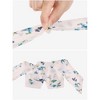 Elerevyo Women's Floral Chiffon Lightweight Skinny Neck Scarf Neckerchief - 4 of 4