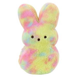 Peeps 17" Easter Rabbit Plush Tie Dye - 1 of 3