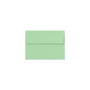 LUX A7 Invitation Envelopes 5 1/4 x 7 1/4 50/Box Pastel Green SH4280-04-50 - 1 of 1