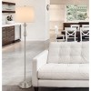 Cal Lighting 100 Watt Collins Metal Floor Lamp with Hardback Linen Shade - 3 of 4