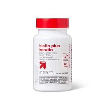 Biotin Plus Keratin Caplets - 60ct - up & up™