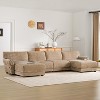 GDFStudio Oscar 142" 6-Seat Sectional Sofa with Extra-Wide Cushions and USB & Type-C Charging - 2 of 4