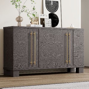 NicBex Wood Buffet Cabinet with Storage, Adjustable Shelf Sideboard Cabinet, Kitchen Cabinets, Pantry Cabinet for Kitchen, Dining Room and Living Room - 1 of 4