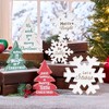 The Lakeside Collection Set of 3 Tree or Snowflake Table Decor - 3 of 3