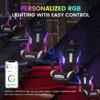 GTPLAYER Ergonomic Gaming Chair with Footrest, Lumbar Support, Breathable Computer Chair with Pocket Spring Cushion, Chairs for Adults - 3 of 4