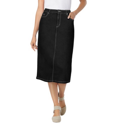 Black jean skirt target hotsell