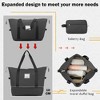 Lyngins 4-Piece Luggage Set – 20" Carry on Luggage,24" Expandable Suitcase, Travel Duffel Bag & Toiletry Bag, ABS Featherweight Build,3-Digit TSA Lock - 2 of 4