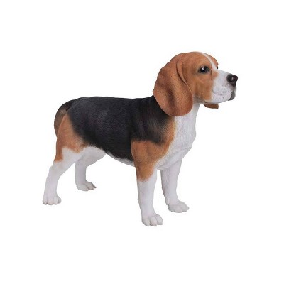 15.5" Polyresin Standing Beagle Dog Statue Black - Hi-Line Gift