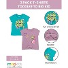 Teenage Mutant Ninja Turtles Donatello Raphael Leonardo Michelangelo Girls 2 Pack T-Shirts Toddler to Big Kid - image 2 of 4