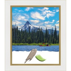 Amanti Art Eva White Gold Picture Frame - 1 of 4